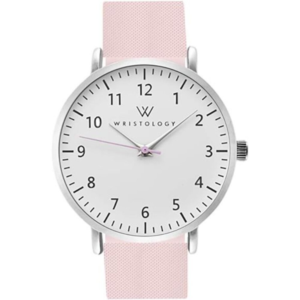 Maxi Numbers Watch, Silicone Band - Interchangeable Silicone Strap